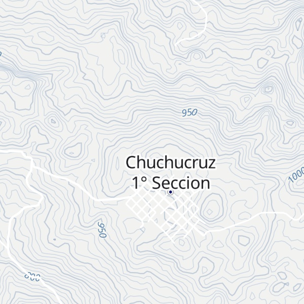 Map of Cerro Chuchucruz