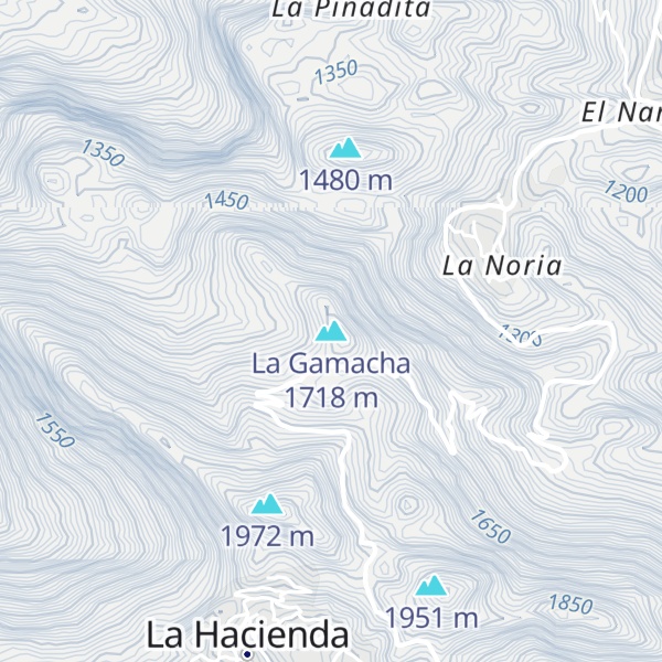 Map of La Gamacha