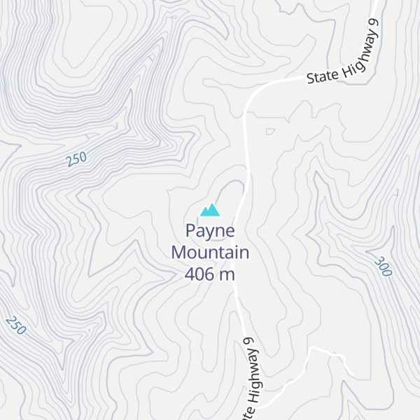 Map of Payne Mountain