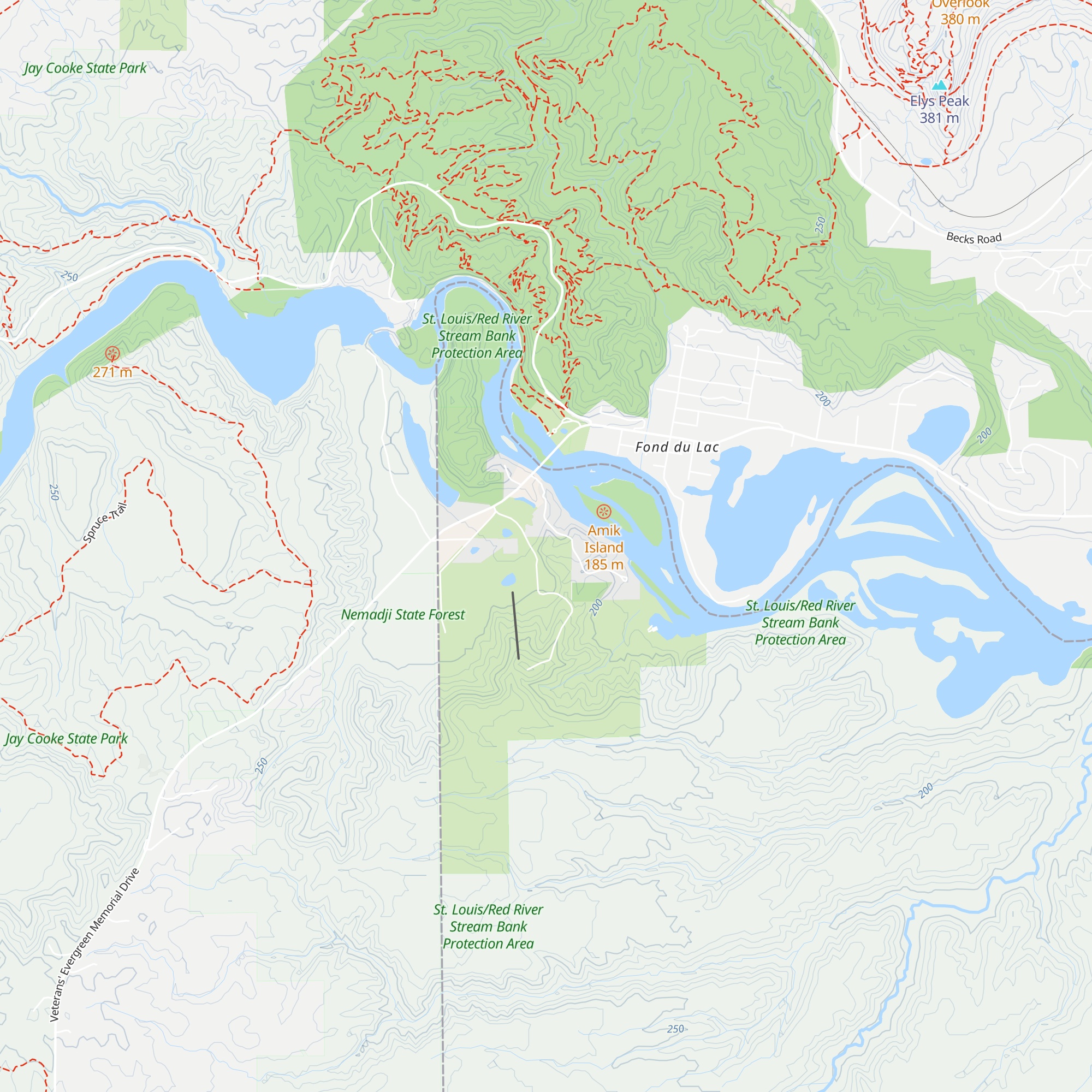 Mountain Lodge map