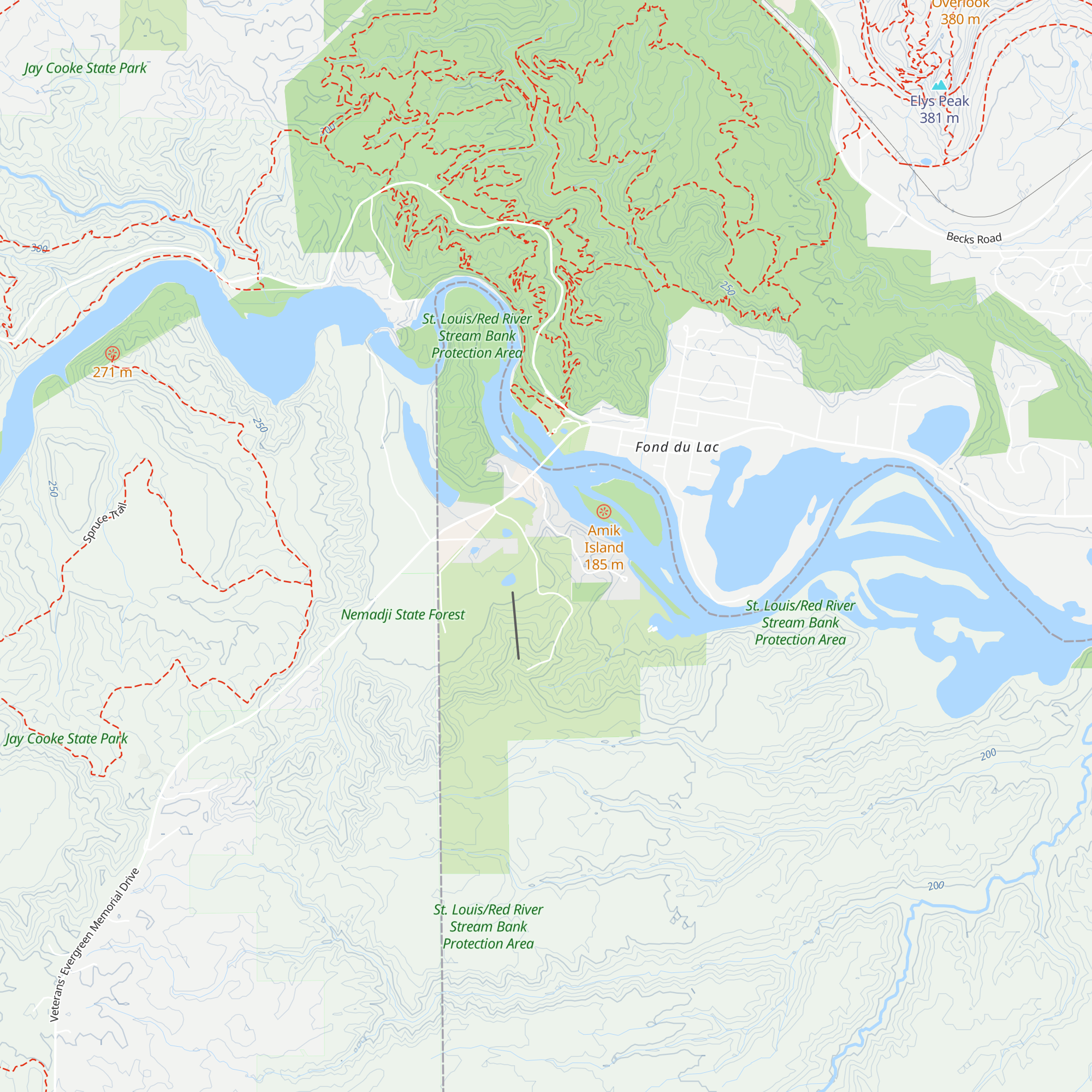 Mountain Lodge map