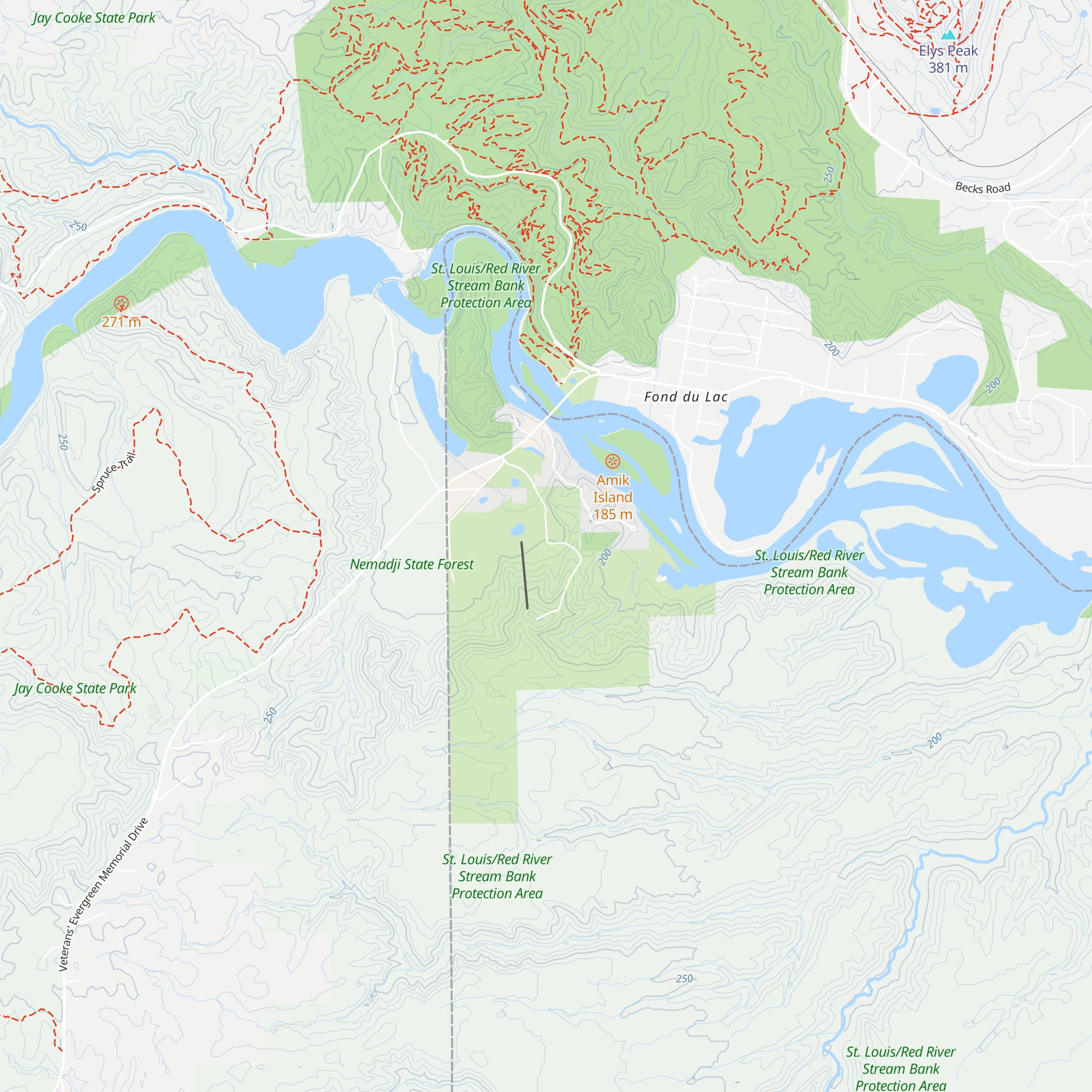 Mont Du Lac Base Lodge map