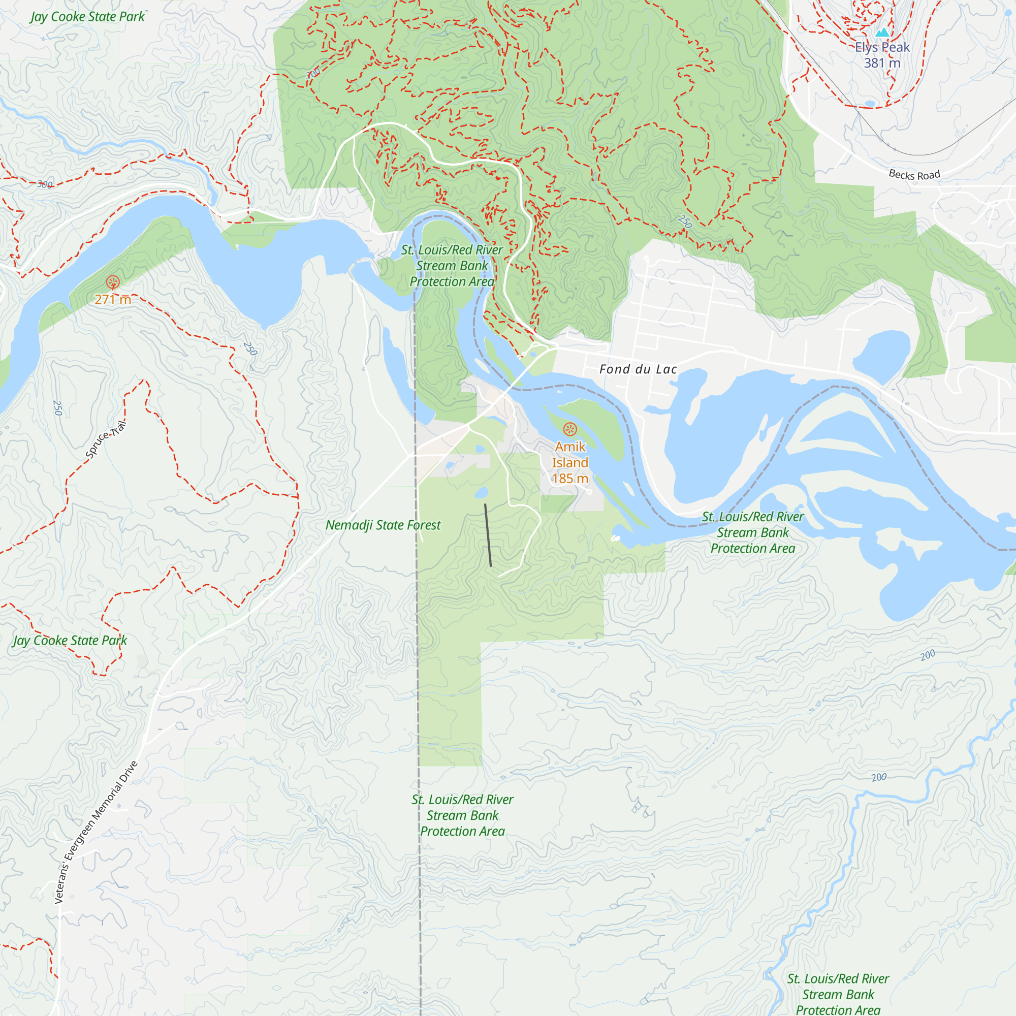 Mont Du Lac Base Lodge map