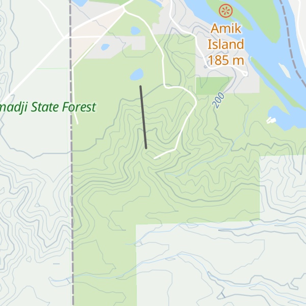 Map of Trophy Lodge