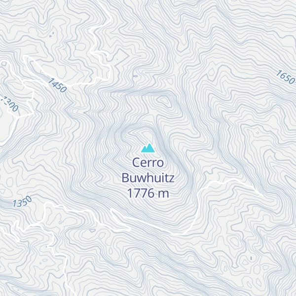 Map of Cerro Buwhuitz