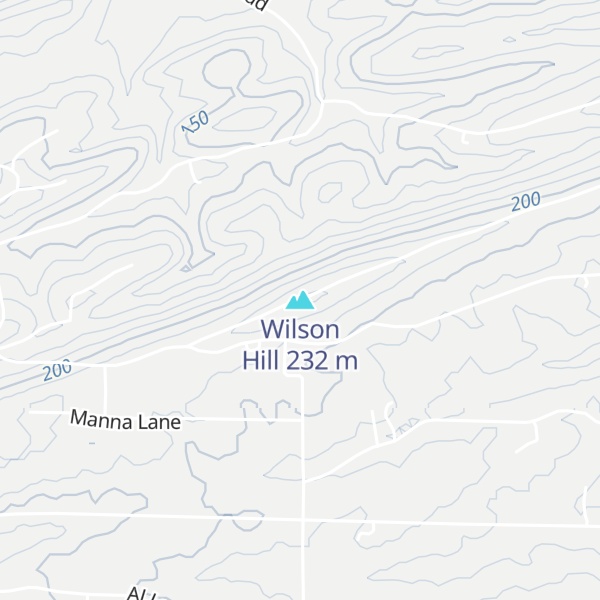 Map of Wilson Hill