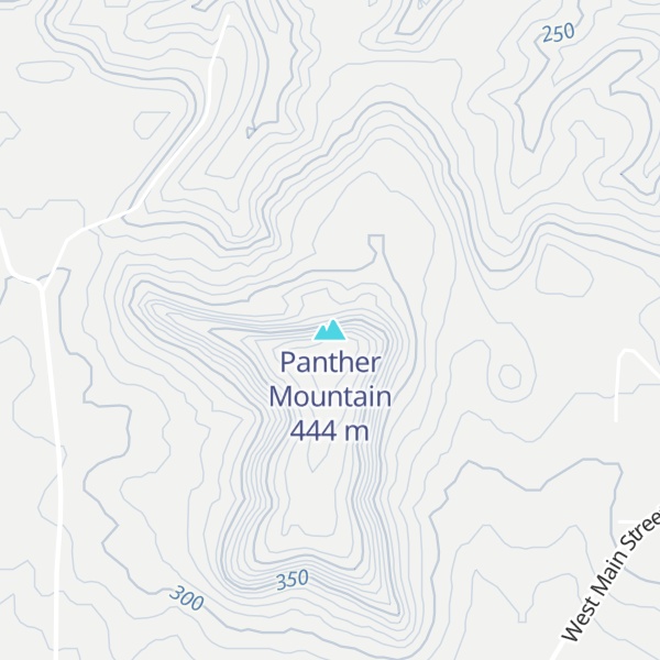Map of Panther Mountain