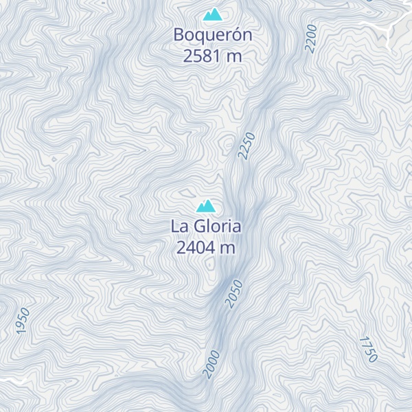Map of La Gloria
