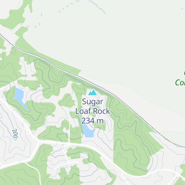 Map of Sugar Loaf Rock