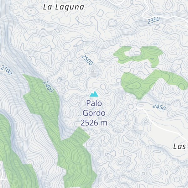 Map of Palo Gordo