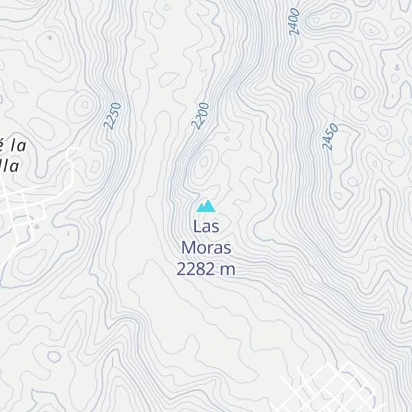 Map of Las Moras
