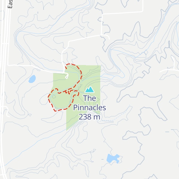 Map of The Pinnacles