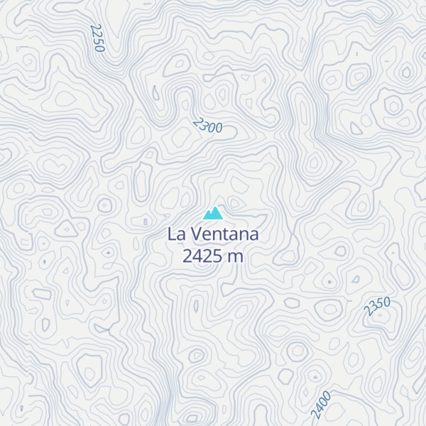 Map of La Ventana