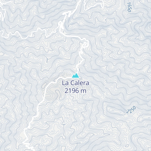 Map of La Calera