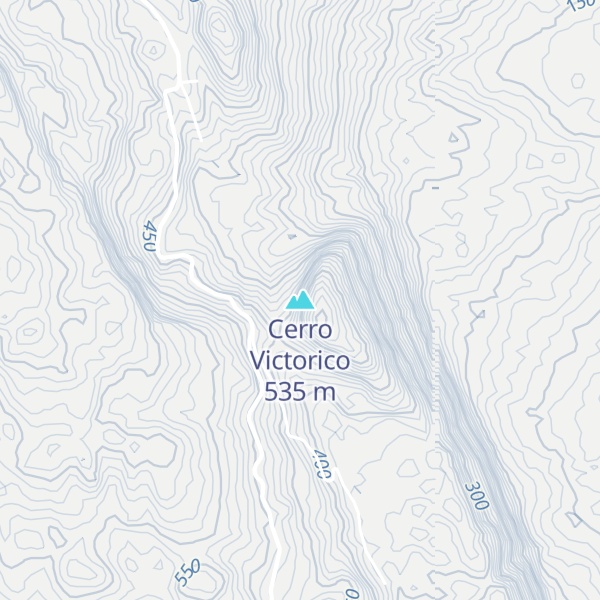 Map of Cerro Victorico