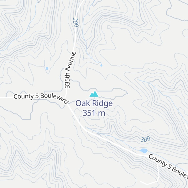 Map of Oak Ridge