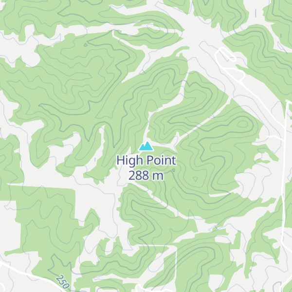 Map of High Point