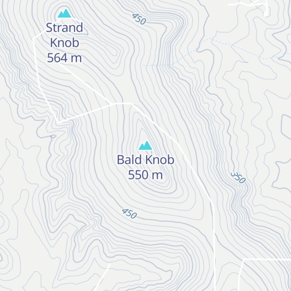 Map of Bald Knob