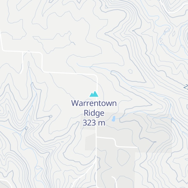 Map of Warrentown Ridge