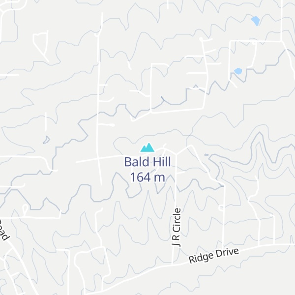Map of Bald Hill