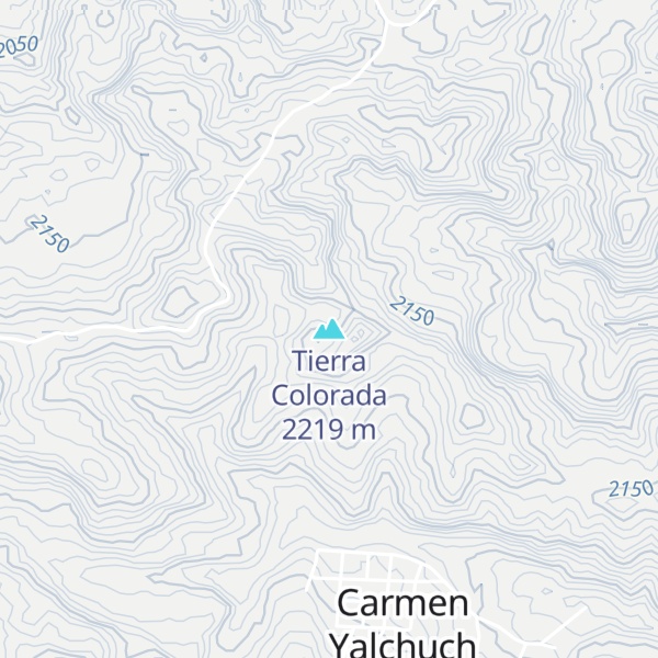 Map of Tierra Colorada