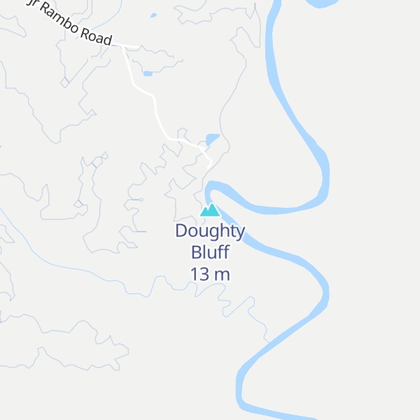 Map of Doughty Bluff