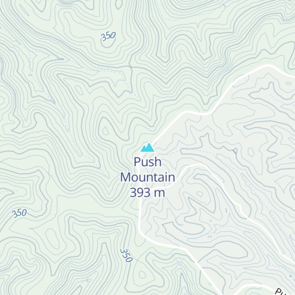 Map of Push Mountain