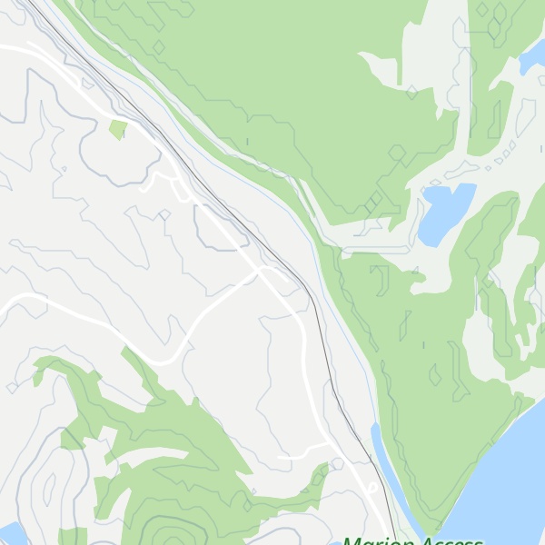 Map of Little Manitou Rock