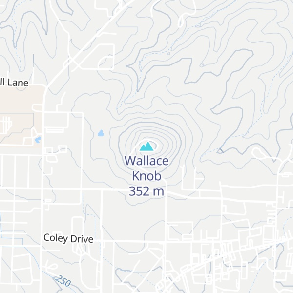 Map of Wallace Knob