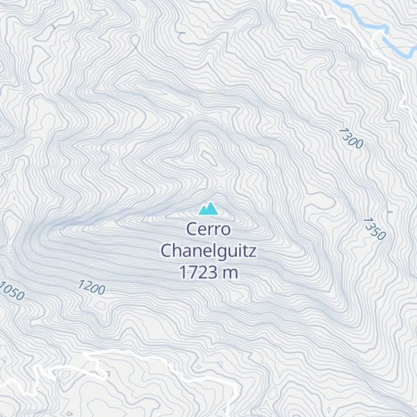 Map of Cerro Chanelguitz