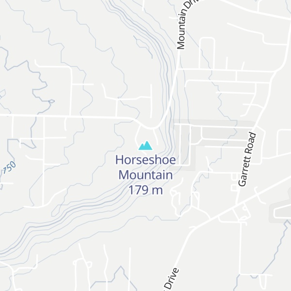 Map of Horseshoe Mountain