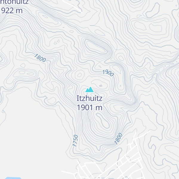 Map of Itzhuítz