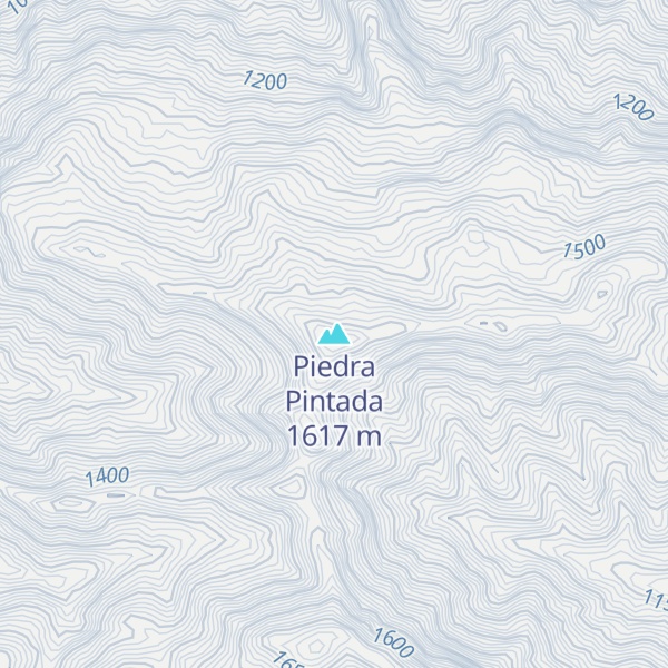 Map of Piedra Pintada