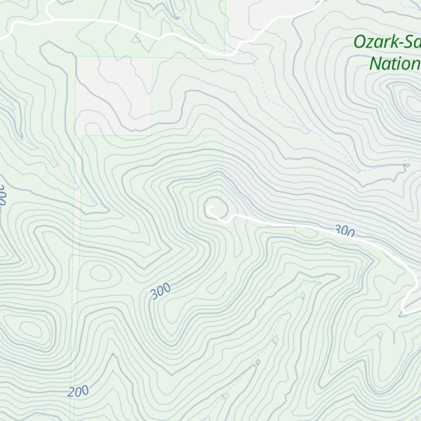 Map of Cleveland Knob