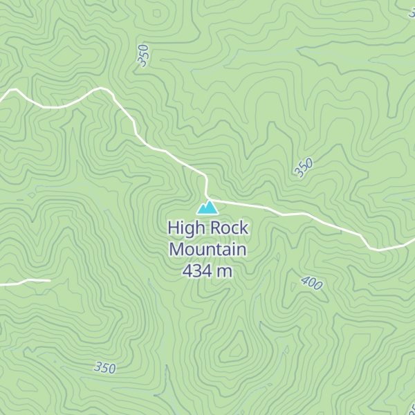 Map of High Rock Mountain