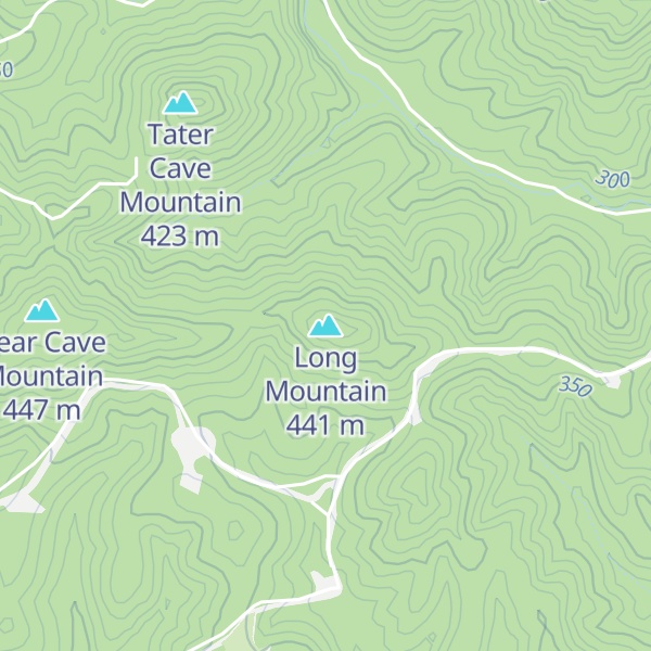 Map of Long Mountain