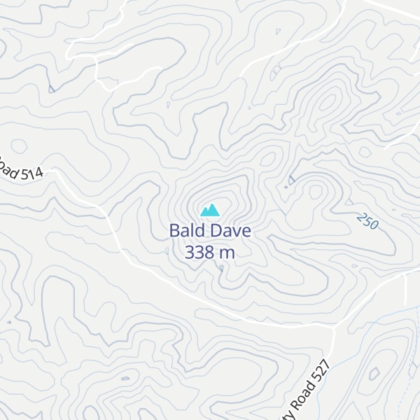 Map of Bald Dave