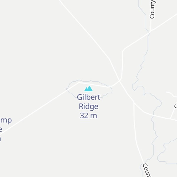 Map of Gilbert Ridge