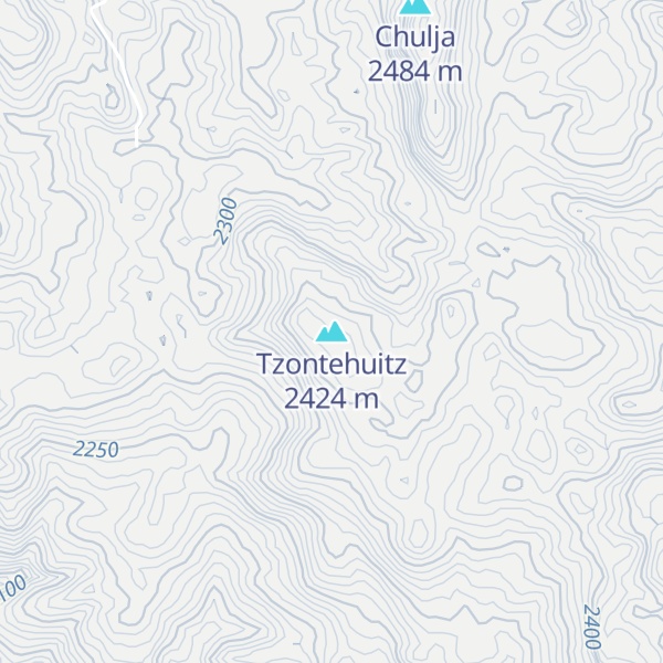 Map of Tzontehuitz