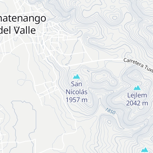 Map of San Nicolás
