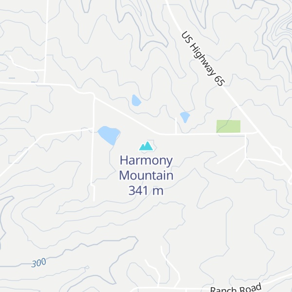 Map of Harmony Mountain