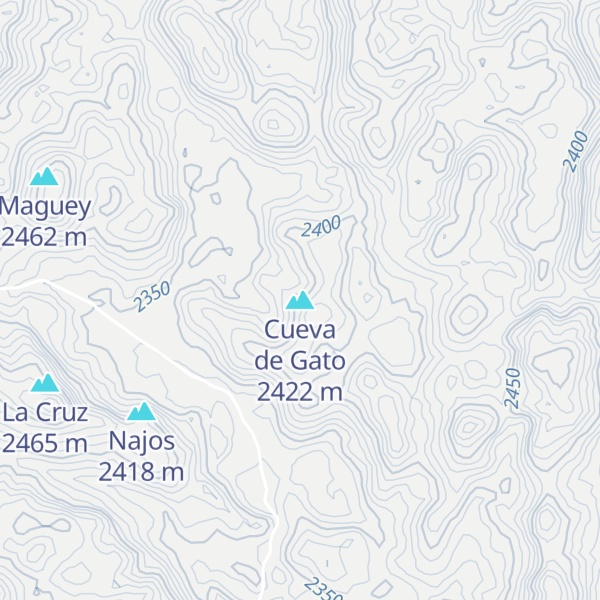 Map of Cueva de Gato