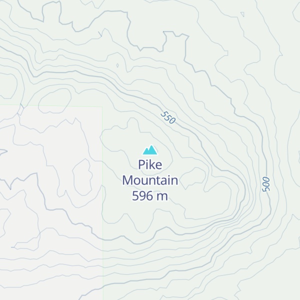 Map of Pike Mountain
