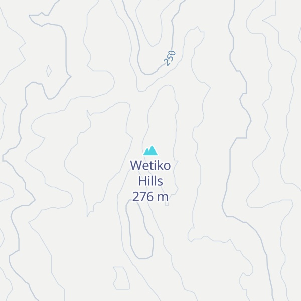 Map of Wetiko Hills