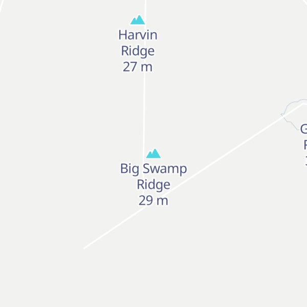 Map of Big Swamp Ridge