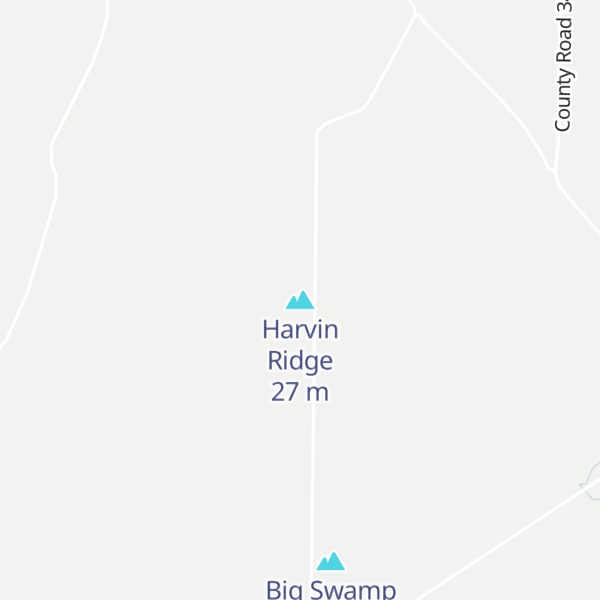Map of Harvin Ridge