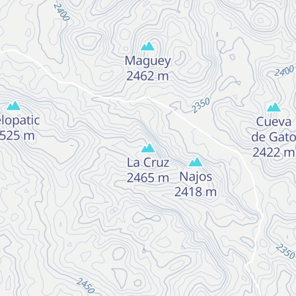 Map of La Cruz