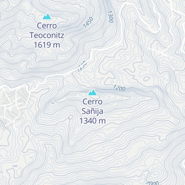 Map of Cerro Sañija