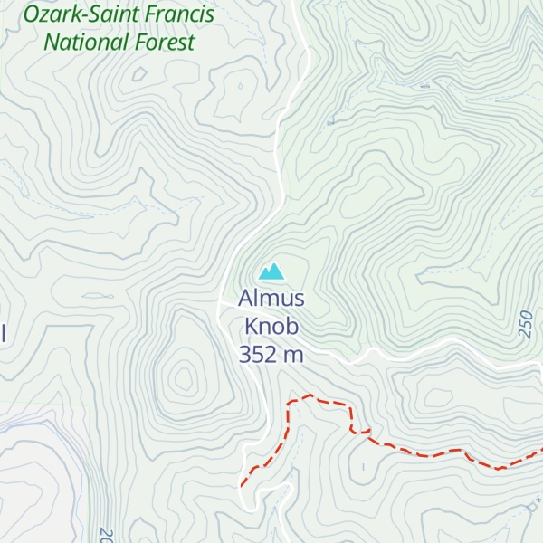 Map of Almus Knob