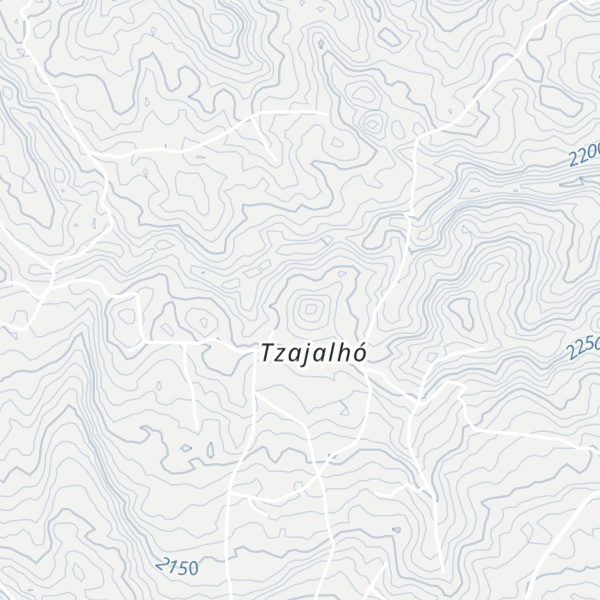 Map of Tzajalho